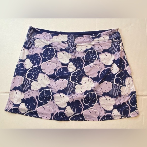 Tranquility Womens Plus Size XX-Large Tropical Elastic Waist Golf Sport Skort - Picture 6 of 7